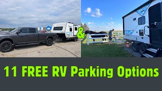 11 Free RV Parking Spots You Need to Know About