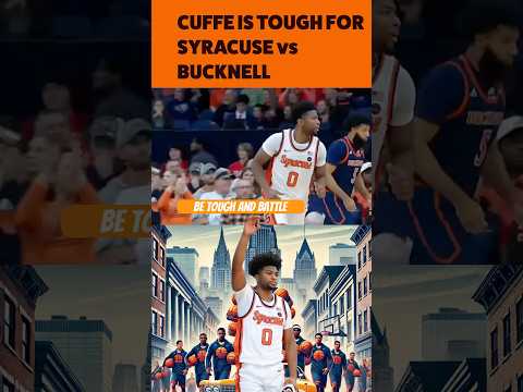 ⁠@SyracuseOrange Guard Kyle Cuffe Jr. Gets the Nod from Autry vs #Bucknell #tough