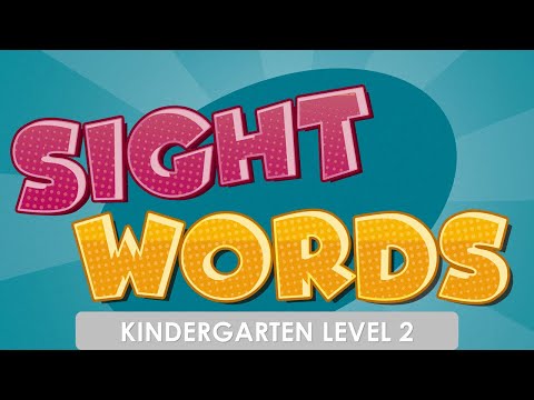 Sight Words - Kindergarten Level 2 | Practice Reading | Basic English Words | Learn How to Read