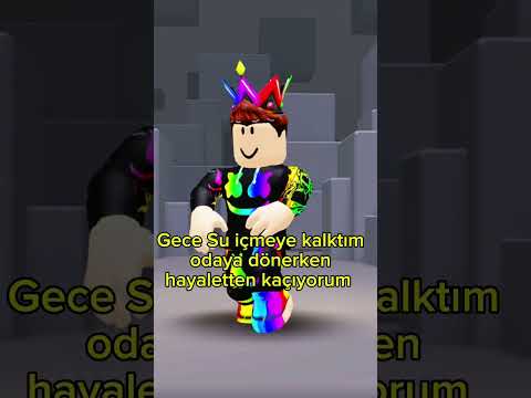 Işığı kapatır kapatmaz kaçarken ben #roblox