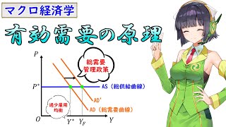 マクロ経済学#6「有効需要の原理」【VOICEROID解説】