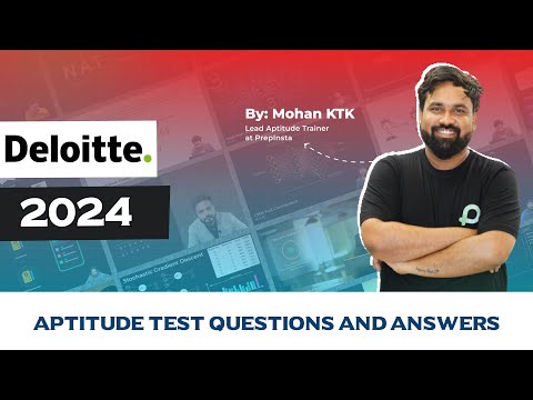 Deloitte Aptitude Test Questions and Answers 2024