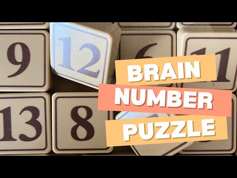 HUARONG DAO BRAIN NUMBER PUZZLE