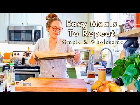 Realistic meals I eat ALL the time | What I eat in a day as a mom nutritionist