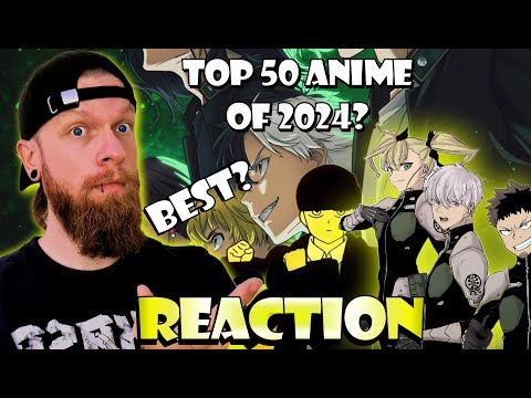 My Top 50 Anime Openings of 2024 Reaction