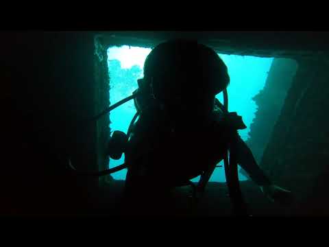 沈没船を探検！Bali Diving Wreck 4K【ダイビング】【バリ島旅行】【沈没船】