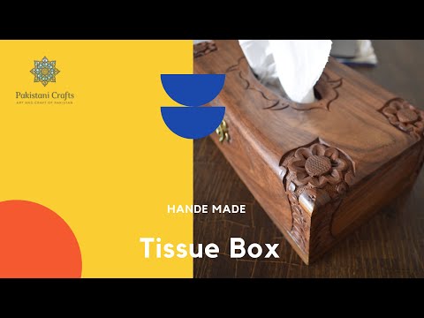 Tissue Box | Wooden Tissue Box | Pakistani Crafts