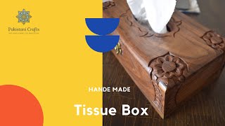 Tissue Box | Wooden Tissue Box | Pakistani Crafts