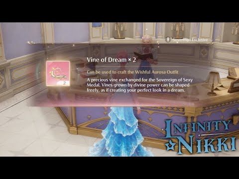 How to get Vine of Dream - Wishful Aurosa Miracle Outfit Crafting Material | Infinity Nikki