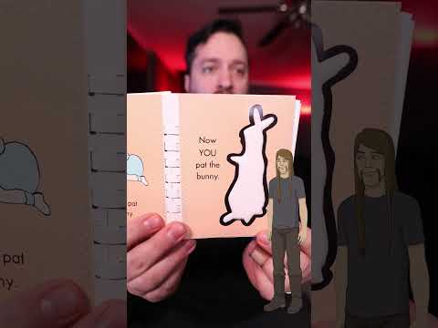 Reading "Pat the Bunny" with Metalocalypse impressions!