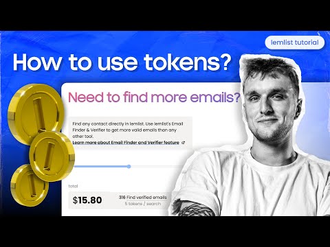 How to use tokens [lemlist tutorial]