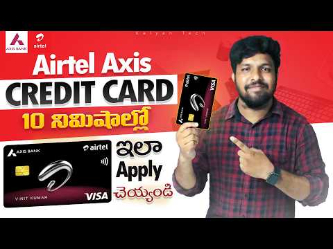 How To Apply Airtel Axis Bank Credit Card Telugu | Airtel Axis Bank Credit Card Applying