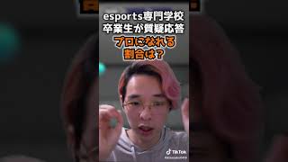 ［#shorts］eスポーツの専門学校行けばプロゲーマーになれるのか［eスポーツesports］