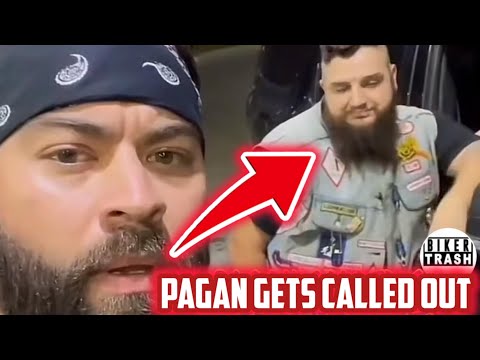 Pagan MC Member Gets Called Out and Does Nothing