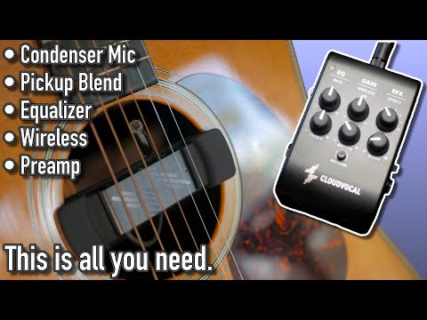 An all-in-one Solution for Amplifying Acoustic Guitar // Cloudvocal GT-10