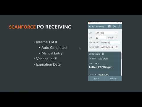 Supercharge Your Sage 100 - Inventory Control with Scanforce