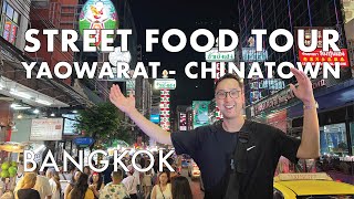 🇹🇭 EATING TOUR of BANGKOK STREET FOOD HEAVEN - Yaowarat Chinatown เยาวราช