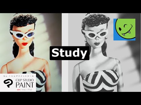 Draw Classic Barbie Doll ... I Learned to Draw Well and Timelapse Makes it Look Easy!