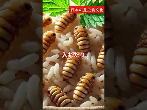 【閲覧注意(虫)】日本の昆虫食文化 #雑学 #昆虫食 #日本の伝統