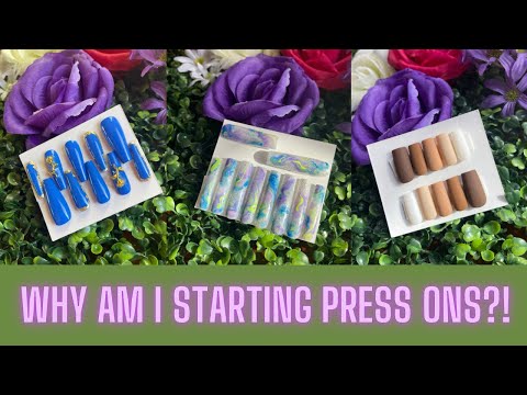 Vlog: WHY AM I STARTING PRESS ONS?! | pack up my nail stuff  #pressonnails #nailtechlife