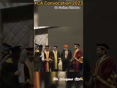 CA🎓 Convocation 2023✨ | Ca Garima Chhabra|| CA Motivation