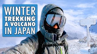 Winter trek up a volcano in Japan  | Hiking Mt. Iwate in the Winter