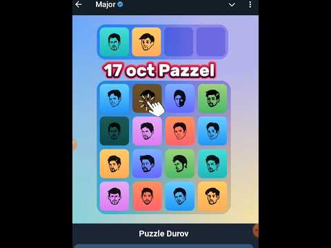 major puzzle durov 17 oct Combo