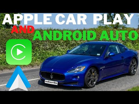 APPLR CAR PLAY & ANDROID AUTO using factory screen - Maserati GranTurismo S