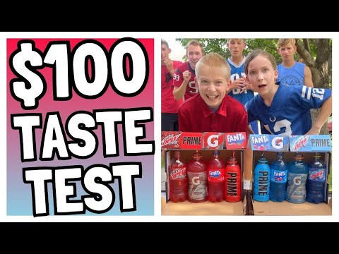 Red Vs Blue Taste Test Challenge!