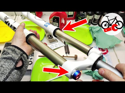 How to make your bike softer. Bicycle Fox Fork Service