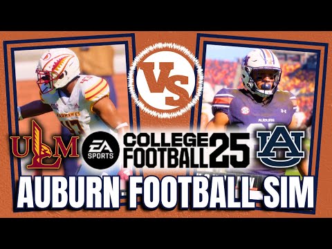 Auburn vs. Louisiana-Monroe Sim Highlights | Game 10 | College Football 25