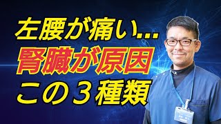 左腰が痛いのは腎臓なのか？もしもの為のチェックポイントと対処法