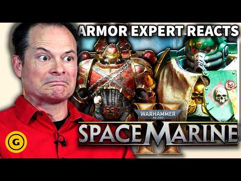 Historian & Armor Expert Reacts to Warhammer 40k Space Marine 2's Multiplayer Weapons & Armor