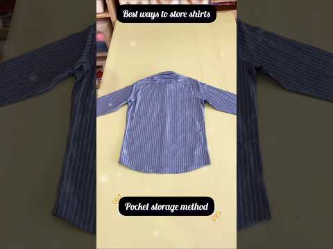 How to properly stylishly fold a shirts #shorts #foldingclothes #styletips #fashionstyle