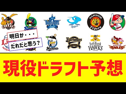 【明日】有識者による12球団現役ドラフト、予想一覧【なんJ反応】