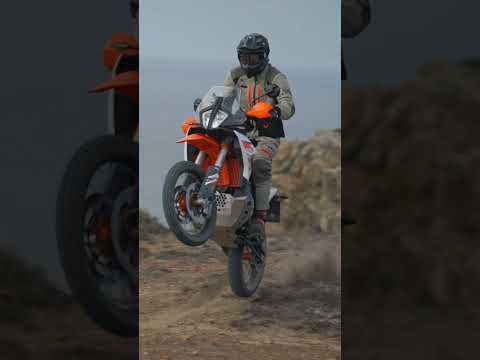 Attacking the terrain on the 2025 KTM 890 ADVENTURE R!