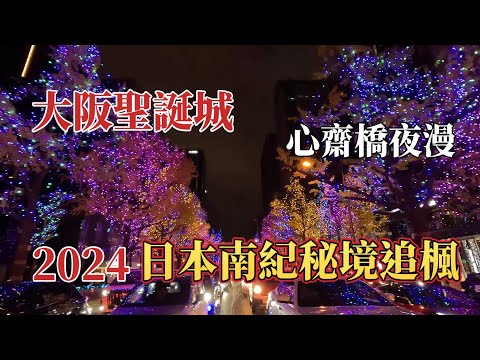 2024日本南紀秘境追楓｜大阪心齋橋｜夜漫聖誕城 @ H.Y.