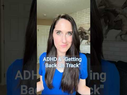 Have ADHD? Frustrated with routines and “falling off the wagon?” Try this. #adhdwomen  #adhdpodcast