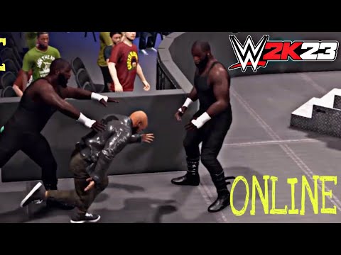 DOUBLE OMOS🤣|WWE2K23 ONLINE #1