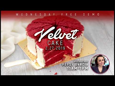 Red velvet Cakes with Pepsy Garcia