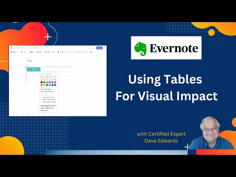 Using Tables for Visual Impact In Tables