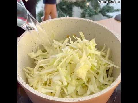 Cabbage soup Recipe | How to cut cabbage and make delicious recipe