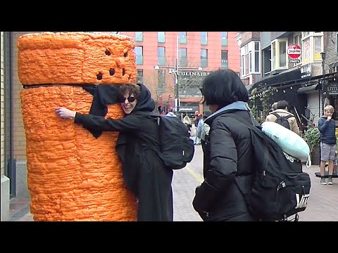 The Carrot gives Free Hugs !! Angry Carrot Prank !!