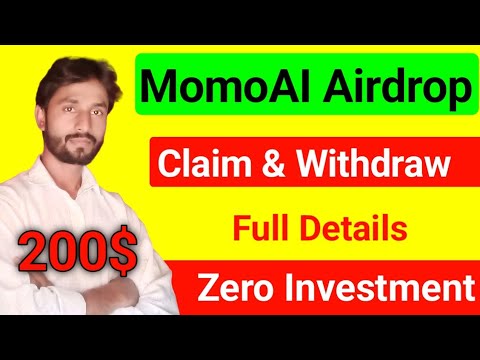 MomoAI Token Claim and Withdrawal Update || MomoAI free airdrop join all user || today free crypto