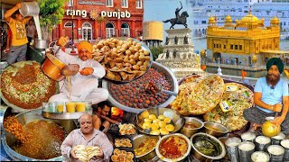 Amritsar Street Food Tour | Best Kulcha Chole Bhature Satpura Lassi | Amritsar Punjab Food Tour