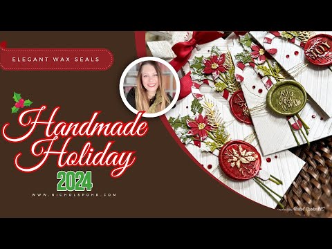 Handmade Holiday 2024 | SEAL Your Christmas Gifts with ELEGANT Wax Seal Tags!