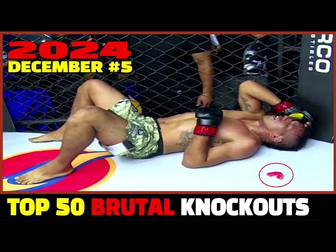 Top 50 Brutal Knockouts December 2024 #5 (MMA•Muay Thai•Boxing•Kickboxing)