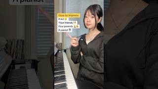 How pianists IMPRESS people 👀 #piano #classicalmusic #classical #relatable #fyp #shorts