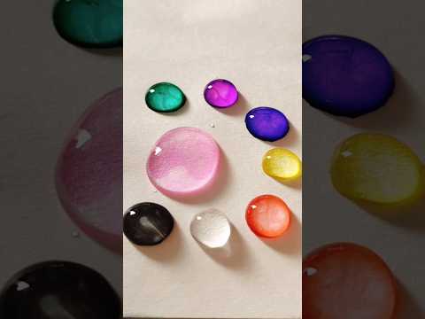 Color Mixing #satisfying #waterdrops #trending #ytshorts