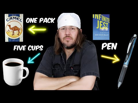 David Foster Wallace's Writing Routine Explained